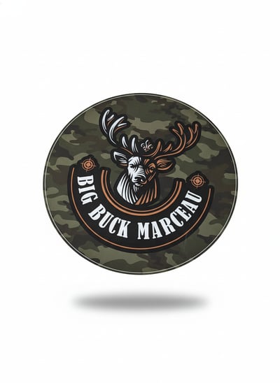 Autocollant Camouflage Big Buck Marceau – 12 Pouces
