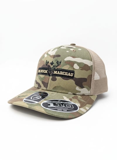 Casquette Ajustable Camo et Mesh Big Buck Marceau – Aération et Adaptabilité en Nature
