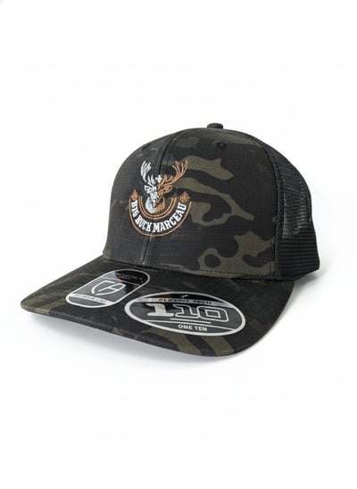 Casquette Camo Foncé avec Filet Respirant Big Buck Marceau – Confort et Style Sylvestre
