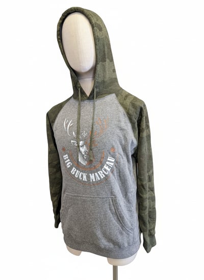 Chandail Léger en Coton avec Manches Camouflage Big Buck Marceau