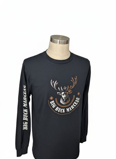 Chandail Léger en Coton avec manches longue au logo Big Buck Marceau