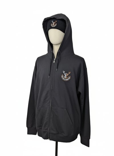 Kangourou noir avec fermeture éclaire Big Buck Marceau
