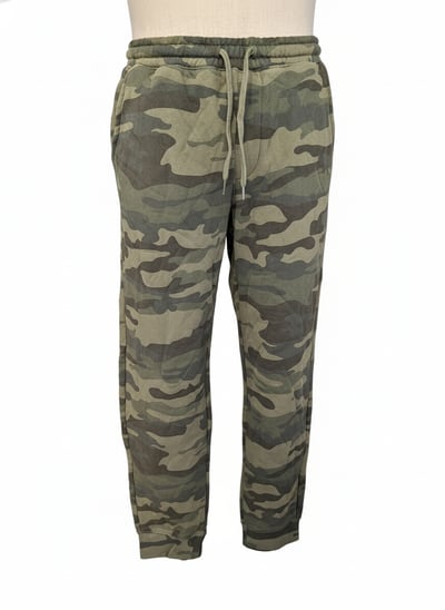 Pantalons de Détente en Coton Ouaté Camouflage Big Buck Marceau
