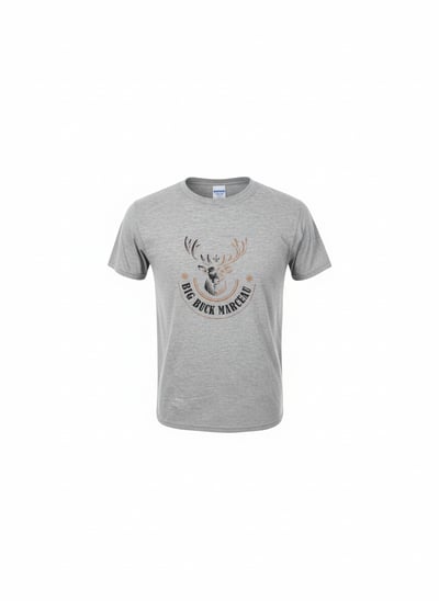 T-shirt Gris Chic Femme – Big Buck Marceau