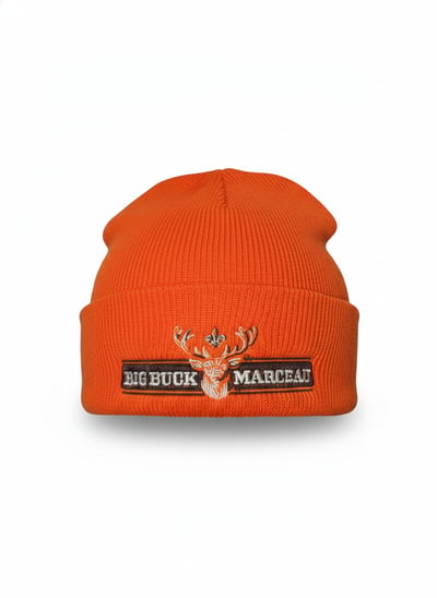 Tuque de Visibilité Big Buck Marceau – Sécurité et Style en Forêt