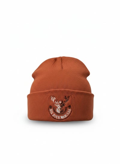 Tuque Rustique Orange Big Buck Marceau – Style et Chaleur pour l’Aventurier