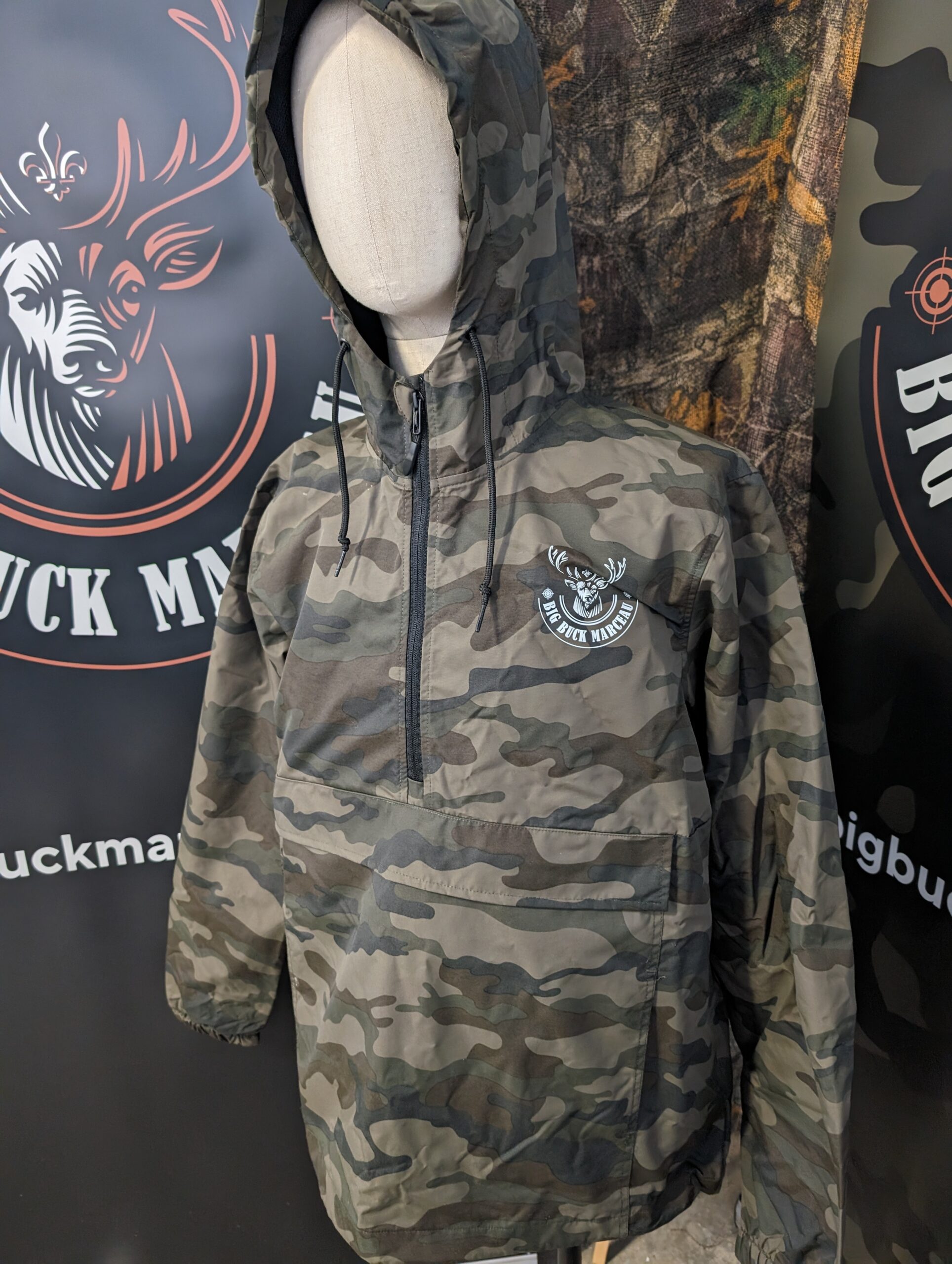 Veste Imperméable et Coupe-Vent Camouflage Big Buck Marceau