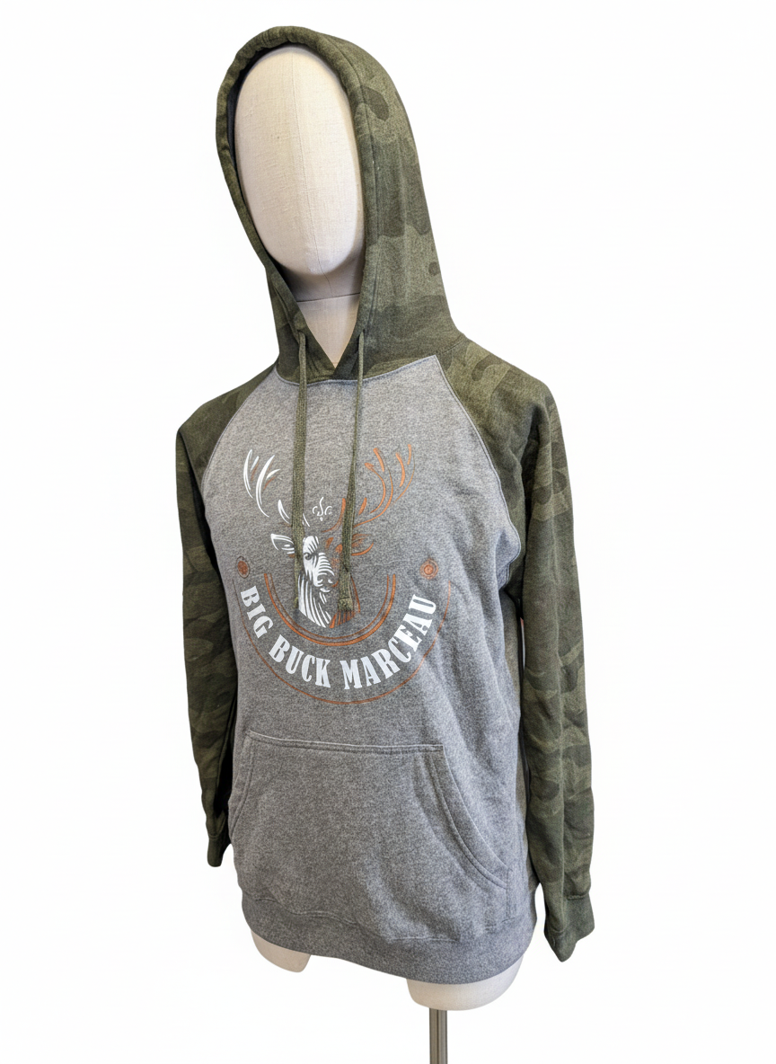 Chandail Léger en Coton avec Manches Camouflage Big Buck Marceau