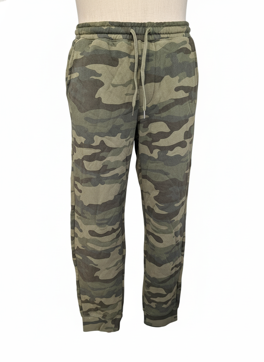 Pantalons de Détente en Coton Ouaté Camouflage Big Buck Marceau