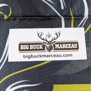 Autocollant Rectangulaire Blanc Big Buck Marceau